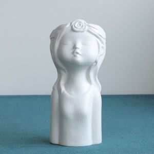 Modern Minimalist Nordisk Human Art Ceramic Flower Vase