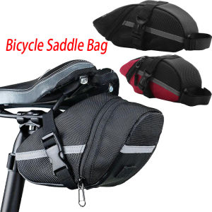 Nylon Bicycle Bag Waterproof Mountain Bike Saddle Storage Seat Rear Tool Pouch Outdoor Cycling Accessories