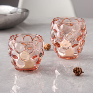 Modern Simplicity Glass Candle Holder DIY Wax Pouring Cup Home Decorations Bed & Breakfast Dinner Props for Block And Cup Shaped Candles