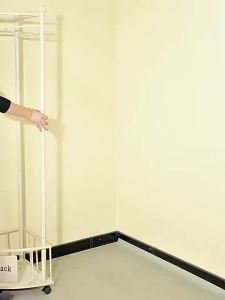 ZHIFAN | Corner Clothes Hanger Rack for Home