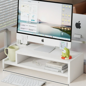 WUBUWEI | Adjustable Desk Riser Monitor Stand Drawer Organizer Shelf