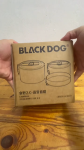 BLACKDOG Cooking Set Outdoor Pot Picnic Aluminium Camping Cookware Food Grade Masak Big Pan 3pcs Set
