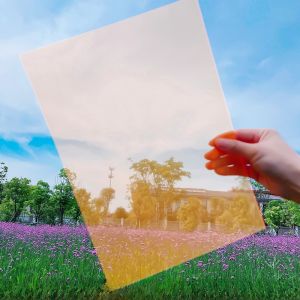 Colorful Glass Paper DIY Handcraft PVC Teaching Aids Kindergarten Recognize Primary Colors Transparent Shadow Lighting Decor Hard Card