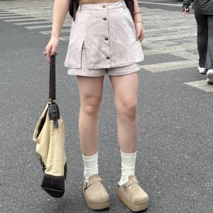 plus Size Womens T-Shirt Drawstring Strap round Neck Short Sleeve Summer Slimming Belly Covering Cotton Blend Comfortable Fit