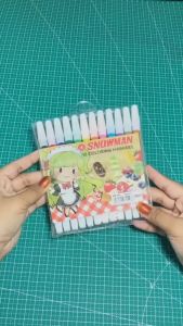 Spidol Warna Snowman 12 Colours PW-12A