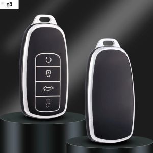 สําหรับ Chery Omoda 5 C5 Tigo 7 8 Pro Max Tigo 7 8 Plus Arrizo 5 Plus TPU พวงกุญแจกุญแจรถอุปกรณ์เสริมฝาครอบกรณี