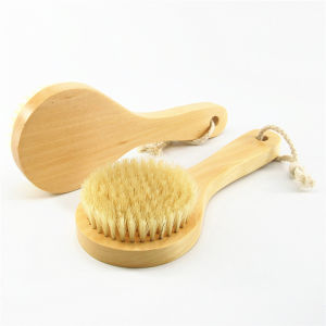Bath and Massage Brush Soft Boar Bristle