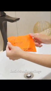 JS SHOP 1PCS Compressed Cotton Towels