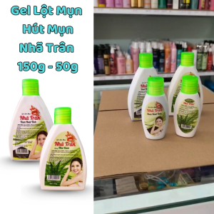 Gel Lột Mụn Hút Mụn Nhã Trân 150g Gel Nha Đam Than Hoạt Tính Giúp Lấy Mụn Cám Đậu Đen Hiệu Quả Chính hãng.