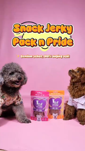 Pack n Pride Snack Anjing Treat Jerky 90gr Snack Daging Asli