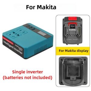 120W Lithium Battery Inverter DC 18-21V To AC 220V Electric Tool Battery Inverter Power Inverter Fit for DeWalt Makita Milwaukee