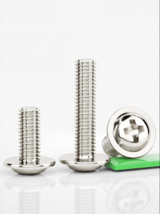 GUWANJI | Nickel Plated/Black Carbon Steel Pan Head with Washer Screws