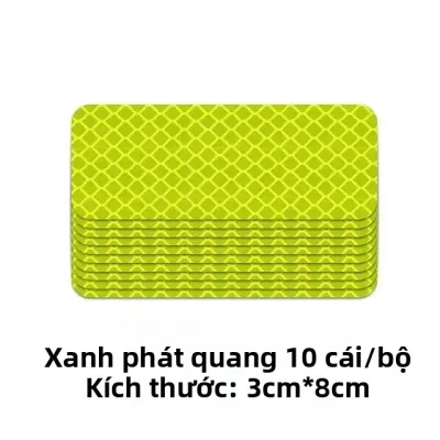 10 Chiếc 3X8Cm Xe Ô Tô Ốp Lưng Dán Phản Quang Cảnh Báo An Toàn Dải Băng Tầm Nhìn Cao Phản Quang Đề Can Để Tăng Cường An Toàn Vào Ban Đêm