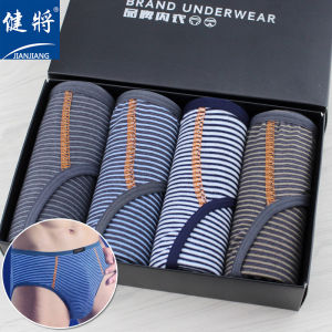 Pure Cotton Mens Underwear Elastic Triangle Shorts Breathable mid Waist Sporty Design Youth U-Notch Briefs Pack of Three