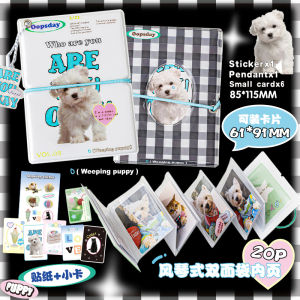 OOPSDAY Mini Accordion Album Instant Photo Storage Card Holder Postcard Organizer One Grid Celebrity Chasing Storage