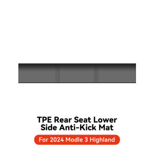 YZ For Tesla Model Y/3 Juniper 2021-2025 Rear Seat Lower Anti-kick Pad Protective Mat Electric Vehicle Protective Accessories