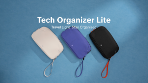 PGYTECH Digital Bag Lite Lightweight Stylish Commute Storage Bag for Pocket3 Full Accessories Adjustable Inner Divider YKK Water Resistant Zipper Airtag Compatible DIY Badge Customization(Twilight Black)(Mist White)(Aurora Purple)