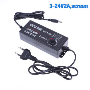 【G】Adjustable Power Supply AC DC 220V To 3V-36V 1/2/3/5A Universal Switch Power Supply Adapter