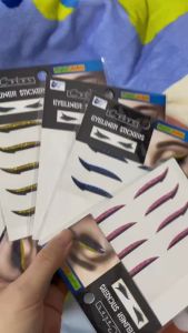 12pcs Eyeliner Stickers for Perfect Eye Makeup - Lipliner Flawless Lipstick Cosmetic