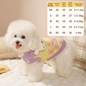 HOOPET | Áo Len Cách Nhiệt Cho Chó Nhỏ