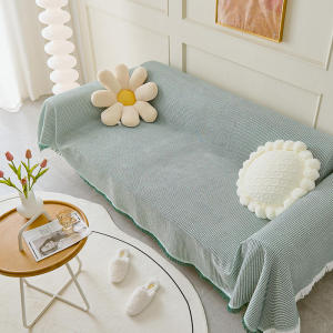 【MIEM-STORE】ผ้าคลุมโซฟา ผ้าห่มโซฟา🌸ยุโรปเหนือ สีทึบ ผ้าห่ม ผ้าขนหนูโซฟา ฝาปิดกันฝุ่น ลม🌈INS ความเรียบง่าย เบาะโซฟา ปก ปลอกหมอนอิง