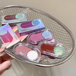4 Color Blush Palette Matte Long-lasting Blusher Makeup Natural Look Cheeks for Girls