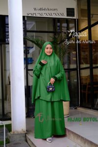 Gamis Wanita Muslimah Gamis Syari Polos Nazila Syari Bahan Wolpeach