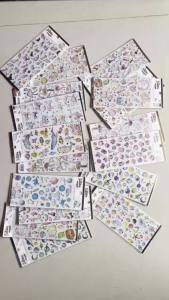 3D Resin Stickers Cute Clear Epoxy Decals for Journals & Scrapbooks Creative Craft Supplies for Girls