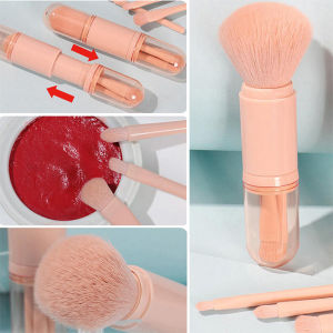 Brush Make Up Set 4In1 Brush Make Up Portable Kuas Make Up Set Kuas Make Up Set Sikat Lepas Pasang 4Pcs Kuas Bedak Kuas Perona