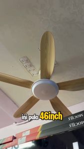 DEKA KRONOS F5DC F5DCL 56" 5 ABS Blades LED / NON LED SIRIM DC Motor 7+7 14 Speeds Reversible Remote Control Ceiling FanLight (Black / White / Walnut)