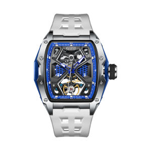 BONEST GATTI | BONEST GATTI Automatic Watch Luminous Pointer Stainless Steel Case Mechanical Movement Rubber Strap Watches For Men