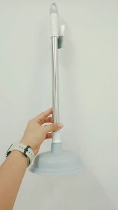 Premium Long Toilet Pump Plunger Stainless Handle