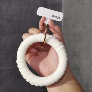 Fashionable Plush Mobile Phone Lanyard Circle Handbag Winter New Style Small Fragrance Wind Mobile Phone Accessories