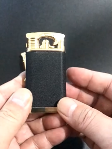 Elegant Blue Flame Jet Lighter with Fashionable Dial and Durable Metal Body