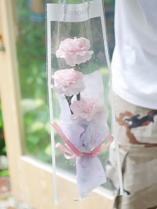 10pcs丨Gift Bags Plastic Bags Flower Bags Decoration Bouquet Waterproof Transparent Packaging Bag