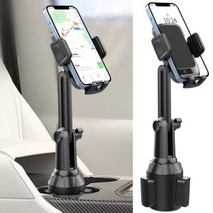 Adjustable Car Cup Holder Mobile Phone Stand 2026 Universal Rotatable Phone Mount Bracket Multifunctional Interior Holder