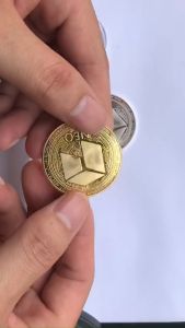 Đồng Xu NEO Bitcoin mạ vàng bạc 24k đồ lưu niệm trang trí sưu tầm quà tặng hội nhóm NEOCOIN