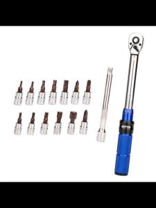 ZTTO Bike Multitool Torque Wrench Set 1/4" 2-20Nm Double Scale Bicycle Maintenance Tool Allen Key Combination Repair Kits