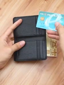 Slim 9 Card Holder Male Multifunctional Drivers License Leather Coin Purse Case Large Capacity Motor Car Driving ID Cardholder Short Wallet