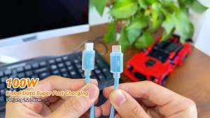 【COD】Nexid Kabel Data Fast Charging PD 100W Type C To Type C Cable Untuk Ip 15 16 Samsug s24 23 22 s9 10