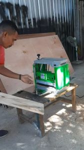 Mesin Planer Serut Duduk 12\" Inch RYU RPP12 Meja Ketam Pasah Portable