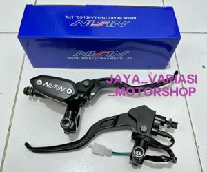 Handle Master Rem Kiri Kanan Model RCB Black Series Tabung Oval/Aquarium Kaca Plus Dudukan Spion Matik Bebek Pnp Rx King /GL /Mega Pro /CB /Vixion /Ninja/Mio/Xeon/Scoopy/Fino/Genio/Aerox/R15 v2 v3/Mx King/F1zr/Mx 135 New Old Dll