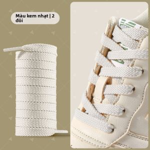 XIANZHAO | Dây Đeo Giày Không Bóng Dành Cho Nam và Nữ Đen và Trắng Phù Hợp Với Các Kiểu Giày Thấp Trung và Cao