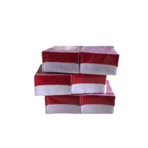 100 Pcs Logo Merah Putih Bordir