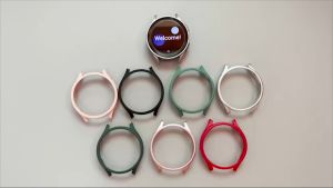 CNAGAIN Cover for Samsung Galaxy watch 4 40mm 44mm watch 4 classic 42mm 46mm  Hollow PC All-round Protection Anti-collision Case