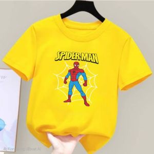 Kaos anak laki laki motif spiderman usia 1-10 tahun
