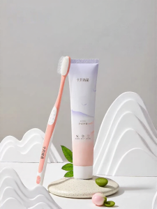 SHI YUE JIE JING | Soft Postpartum Special Toothbrush and Toothpaste Set Long-lasting Fresh Breath