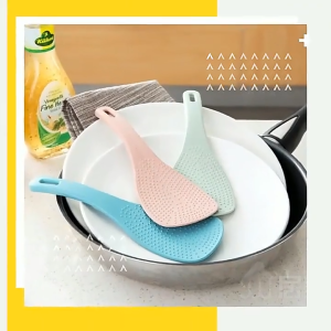 Wheat Straw Rice SpoonNon-stick Household Creative Rice Spatula For Electric Rice CookerPlastic Rice Serving Spoon