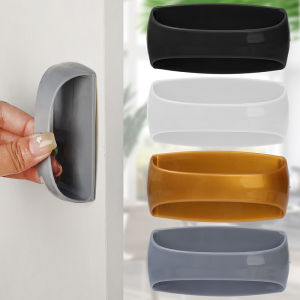 2Pcs Window Cabinet Drawer Handles Self-adhesive Door Wardrobe Handle Organizer Paste Open Sliding Door Knob Auxiliary Device
