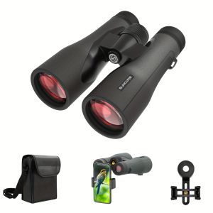 SUNCORE 10x50 HD High-Power Compact Binoculars Portable for Bird Watching Travel Football Matches Stargazing